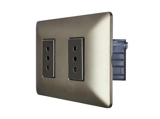 Enchufe doble café 10A certificado