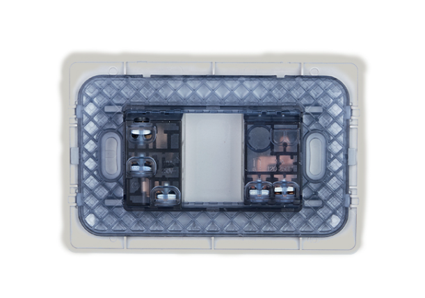 Interruptor  + toma corriente 10A simple certificado