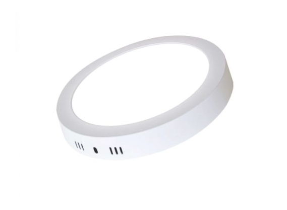 Foco sobrepuesto redondo 24w luz neutra