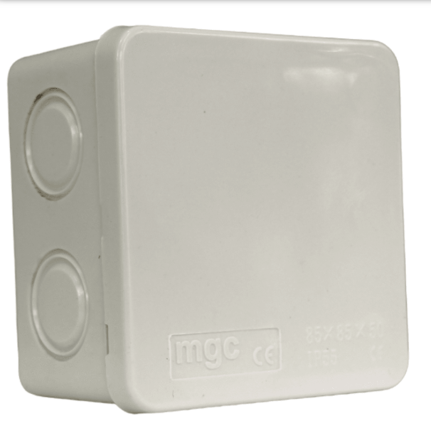 Caja estanca 80*80*50 sin conos, libre de halógenos