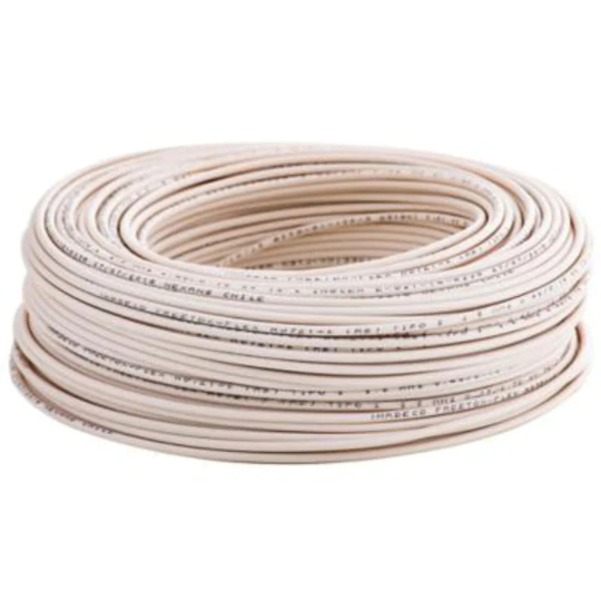 Cable L/ halógenos 6.0MM blanco sec 100Mt