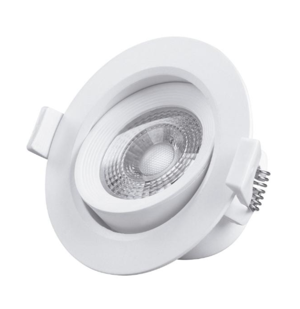 Embutido led spot redondo 6.5w luz cálida