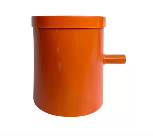 Camarilla de registro pvc 110mm con tapa para empalme
