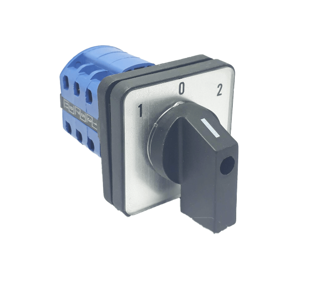 Interruptor seleccionador tipo Pacco 3 posiciones 32 amperes 1-0-2