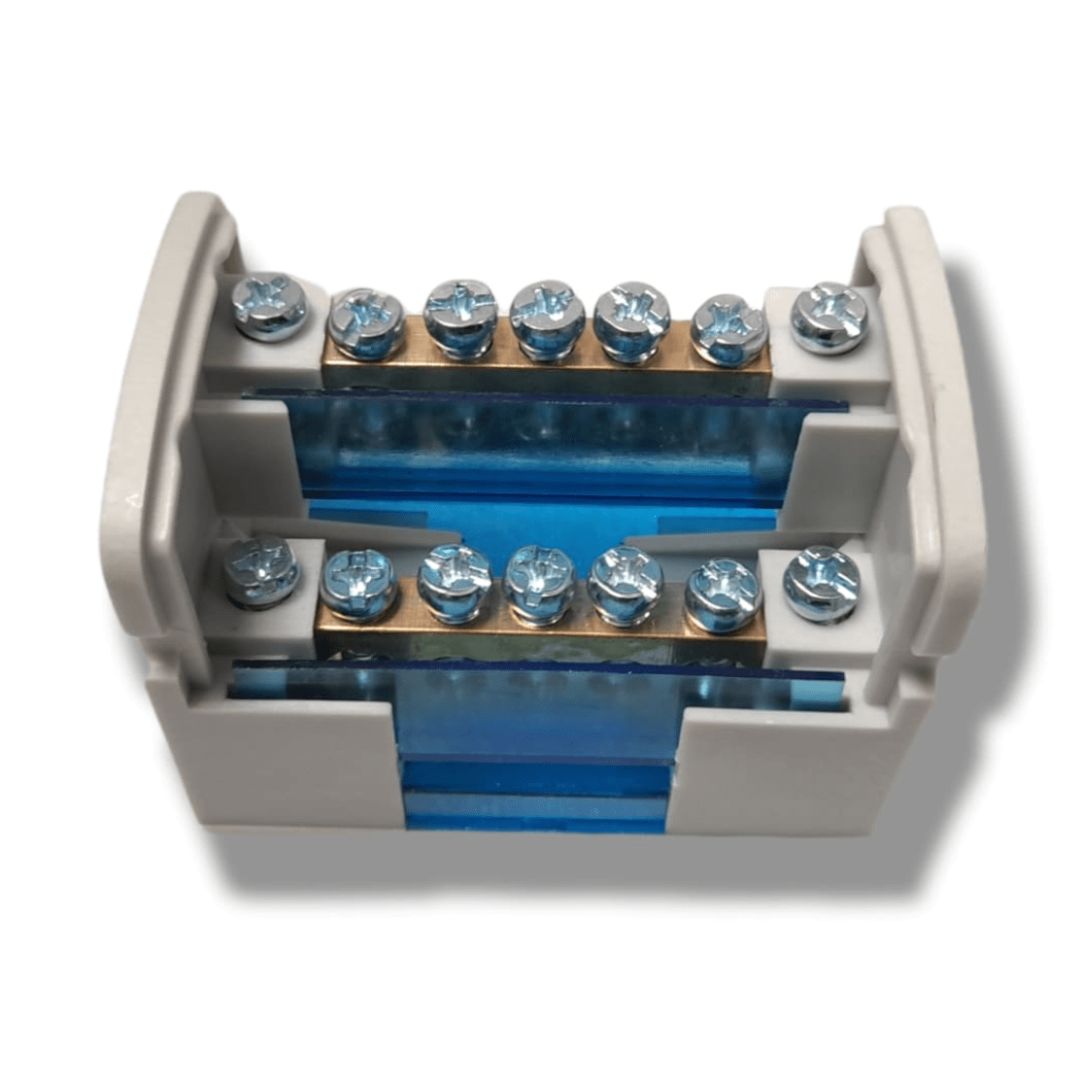Barra repartidora bipolar 7 polos 125A