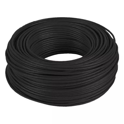 Cable L/ halógenos 4.0MM negro sec 100Mt