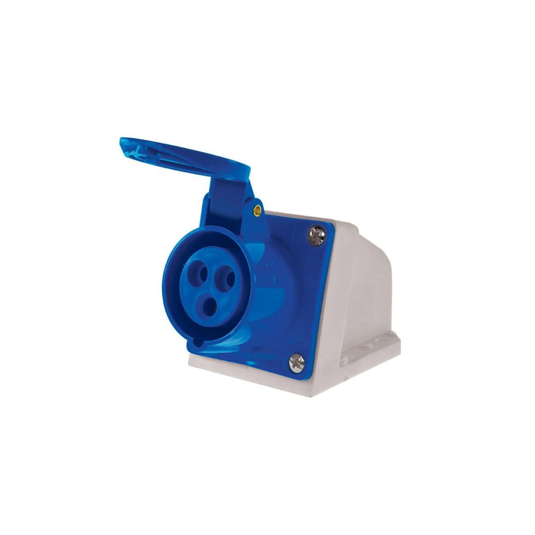 Enchufe hembra sobrepuesto 16A 2P+T 220V