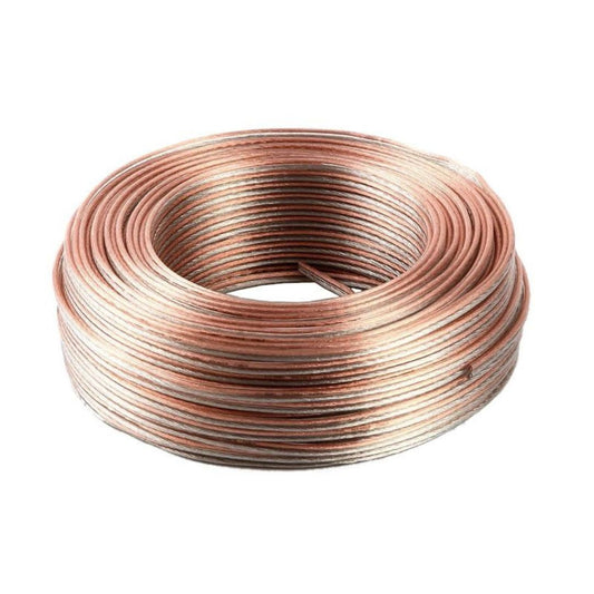 Cable paralelo transparente 2x24 AWG 10M certificado