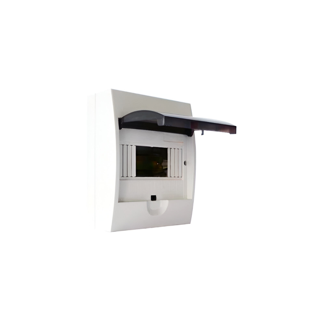 Tablero embutido PVC 12 polos tapa color humo