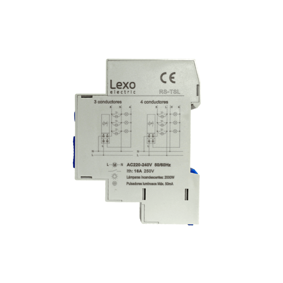 Relé temporizado iluminación escalera/pasillo 220v "ca"