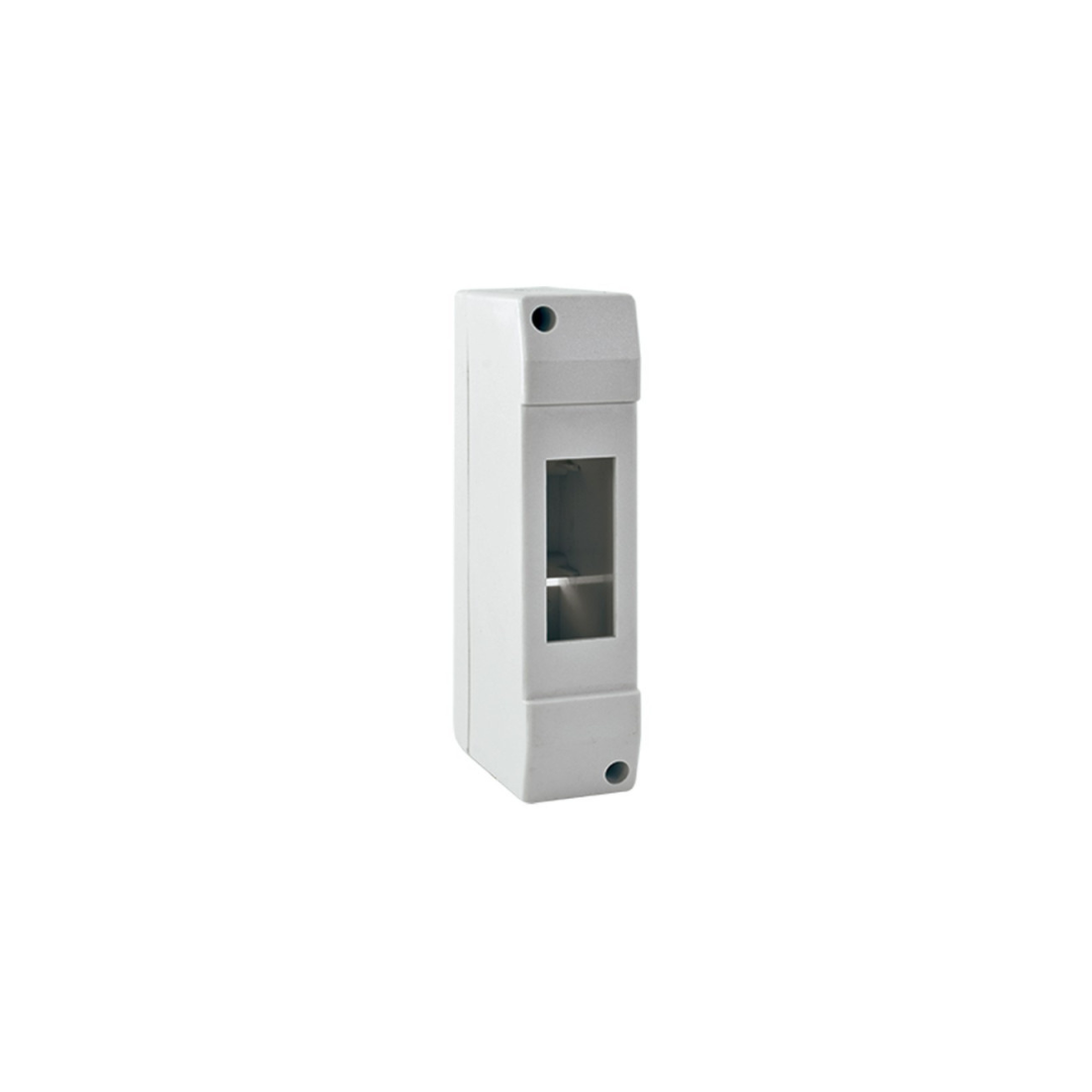 Calota sobrepuesta de PVC IP30 blanca 1 polo