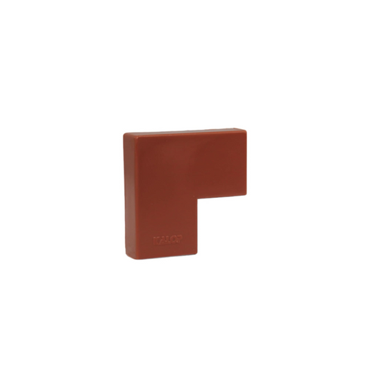 Curva 90º canaleta eléctrica 20x10mm color madera