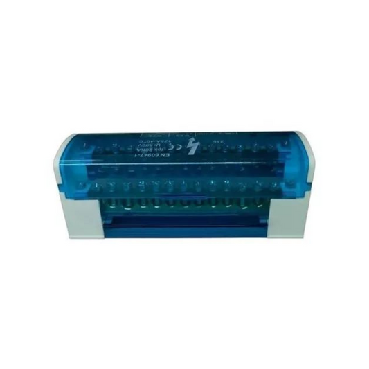 Barra repartidora bipolar 15 polos 125A