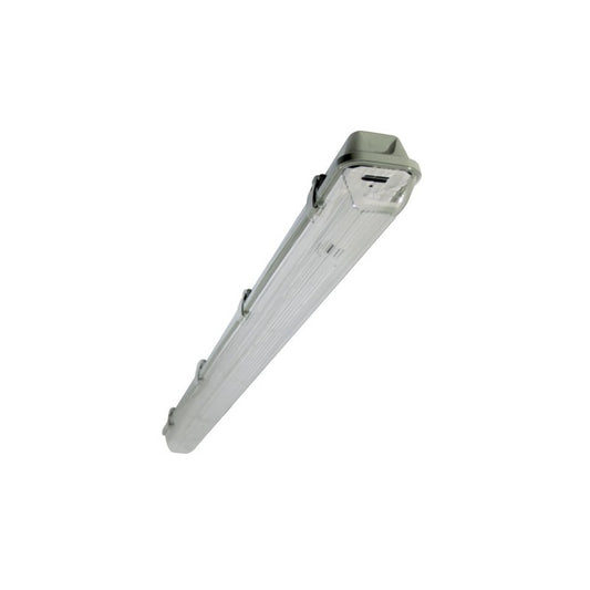 Estancos doble tubo led transparente 120 cm 2*18w
