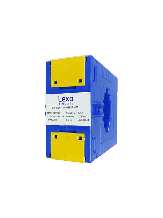 Transformador de corriente 500/5 1.0 para Riel Din