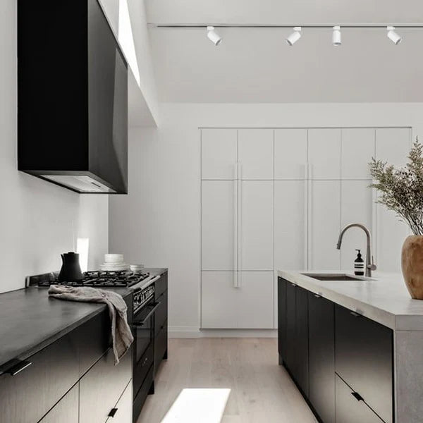 Foco de riel monofásico porta ampolleta GU10 blanco RP