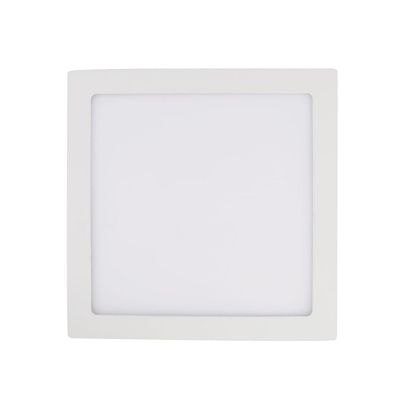 Foco sobrepuesto cuadrado profesional 12w luz fría