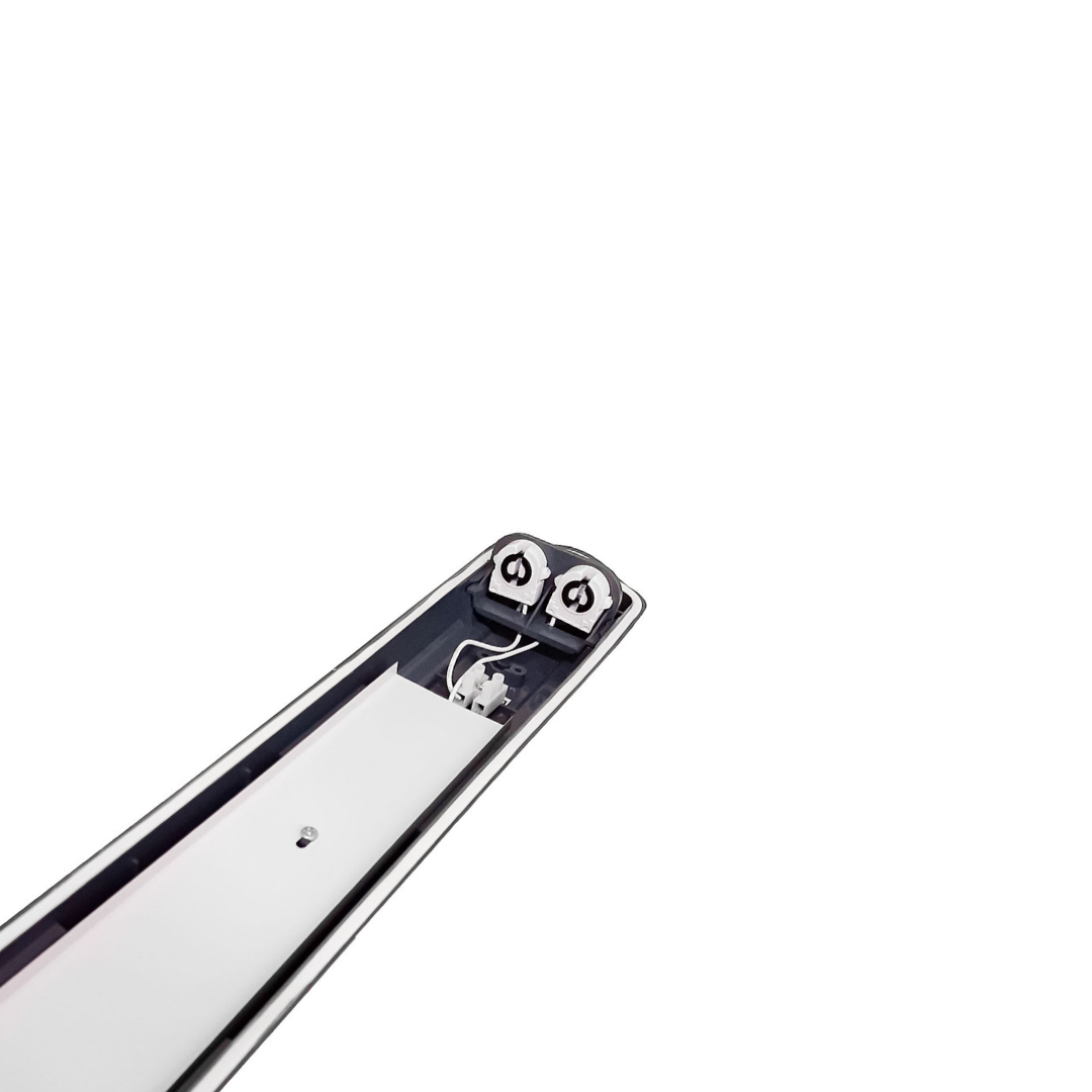 Estancos doble tubo led transparente 120 cm 2*18w