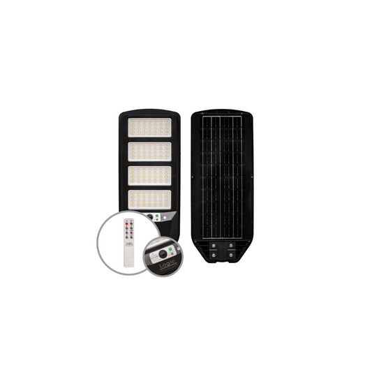 Luminaria solar con sensor S02 200w 1900 lúmenes luz fría