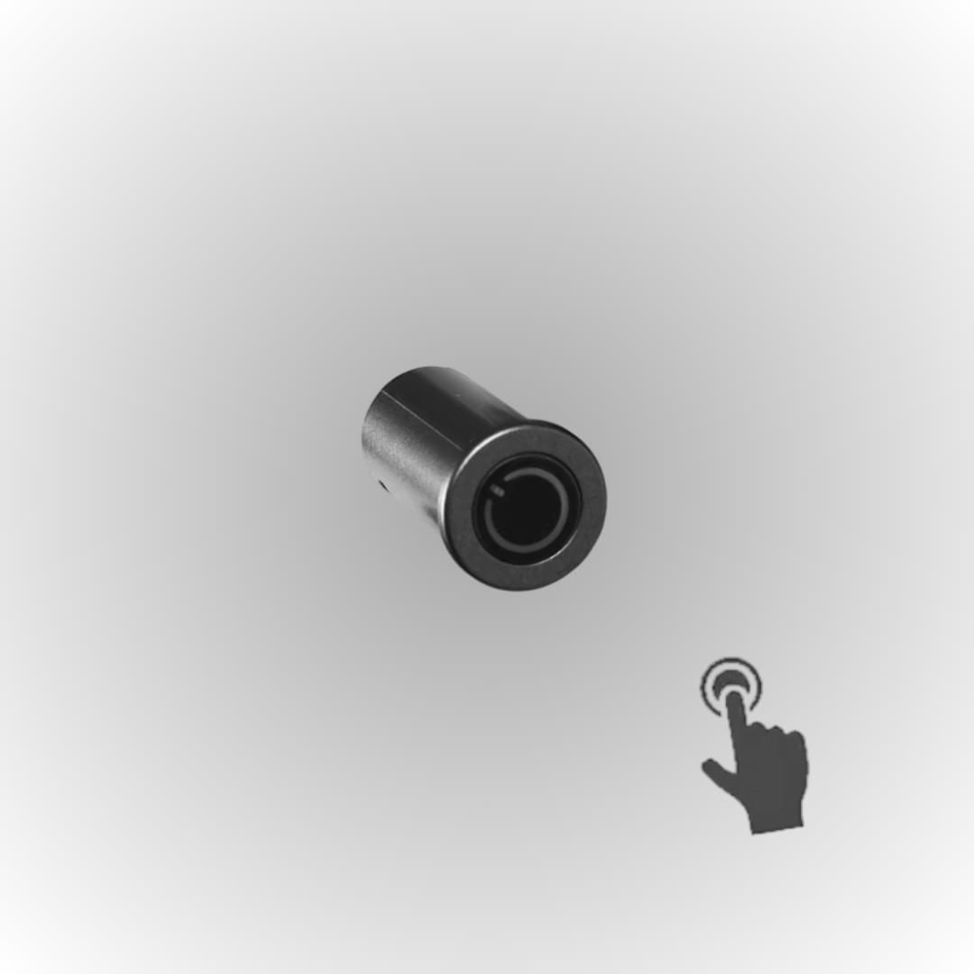 Interruptor tactil dimerizable grafito para cinta 12V - 24V - 5A