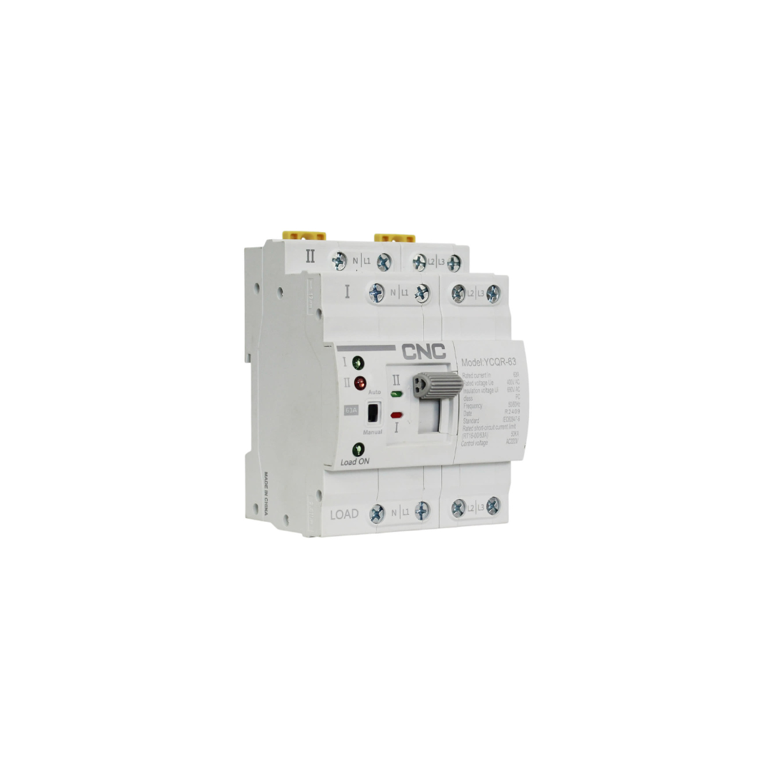 interruptor de transferencia automática YCQR-4P 63A