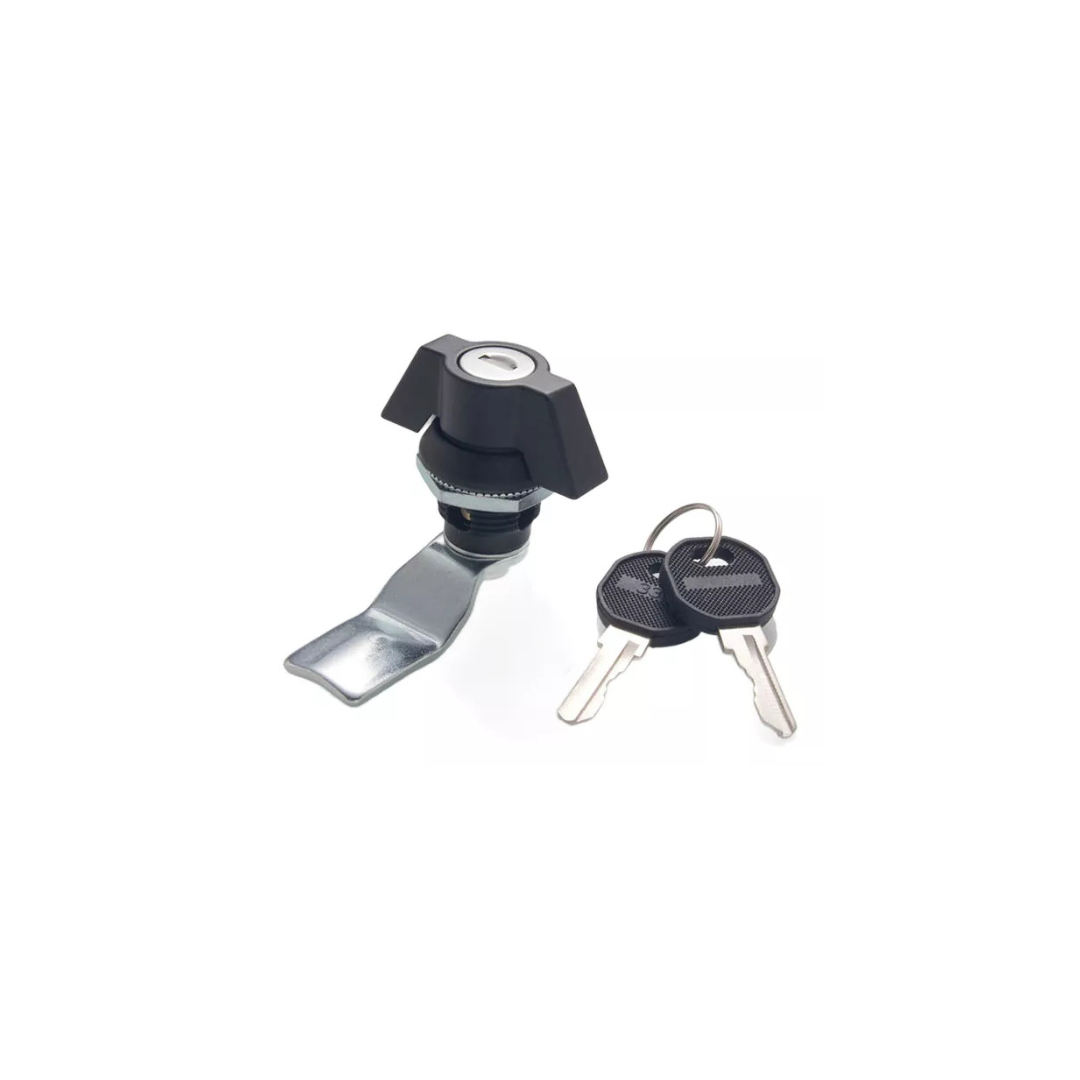 Chapa y Llave H26 para tapa Gabinetes