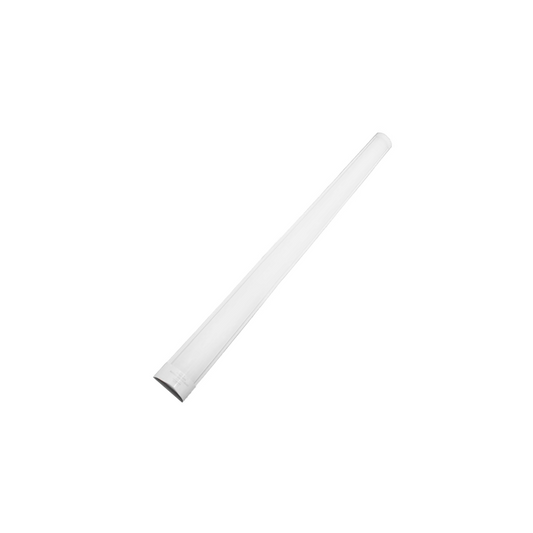 Estanco led empavonado curvo 120cm 72w luz fría