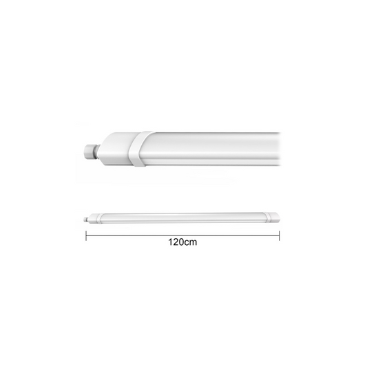 Estanco led empavonado oval 120cm 36w IP65 luz fría