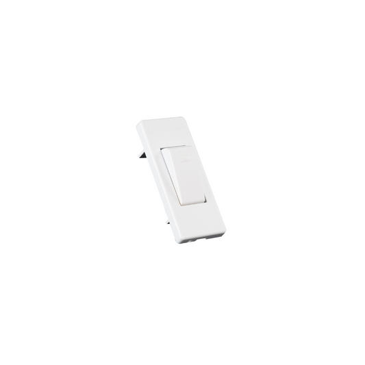 Interruptor simple 9/12 250V 10A embutido blanco mini