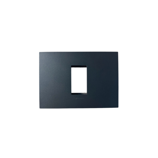 Placa simple con soporte grafito