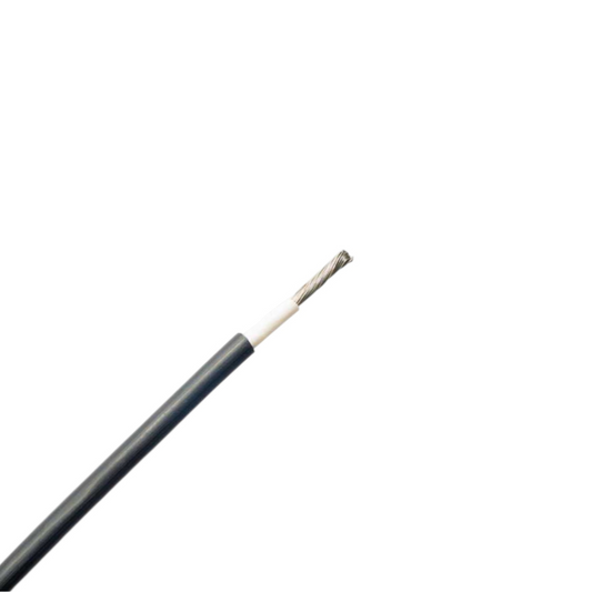 Cable solar cobre estañado 4mm negro 1M