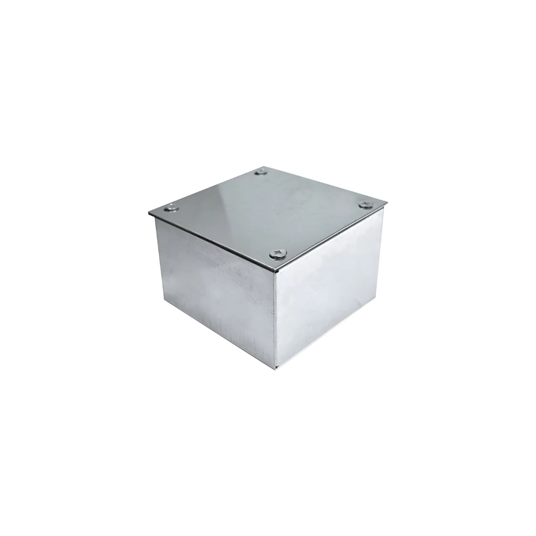 Caja metálica pregalvanizada lisa A-11  100*100*65