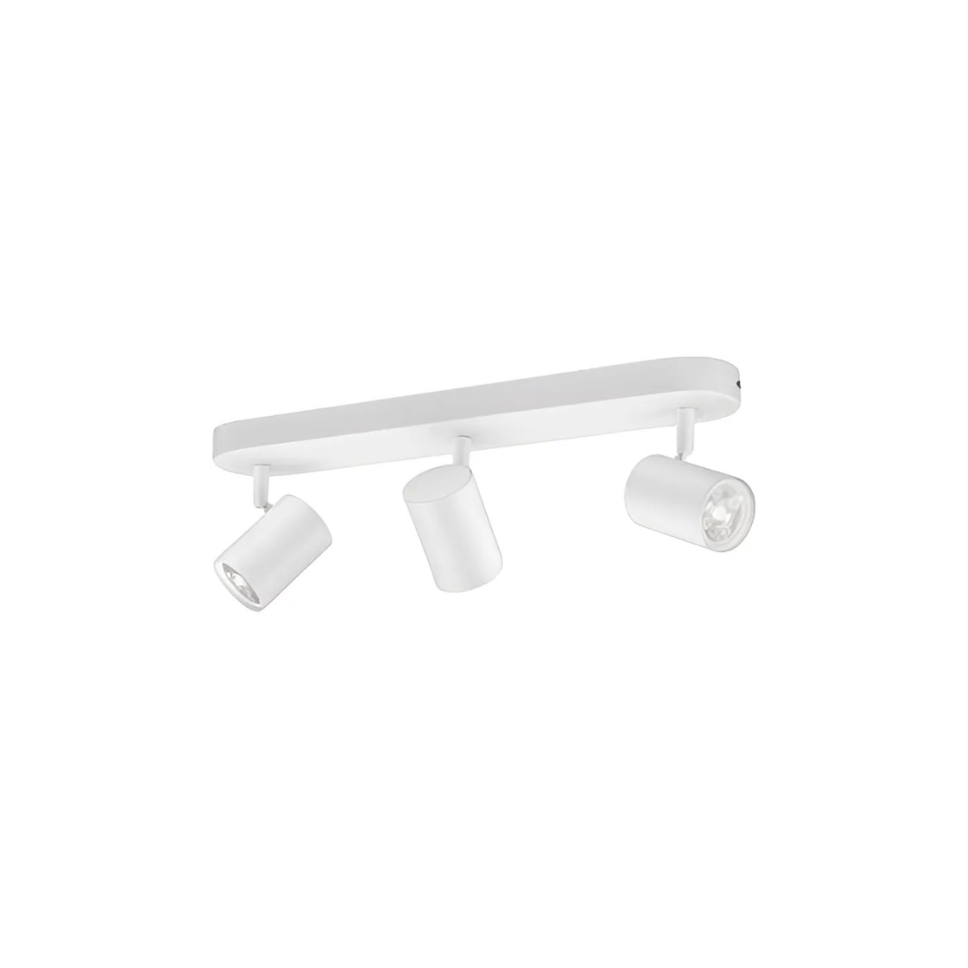 Aplique para 3 ampolletas GU10 blanco
