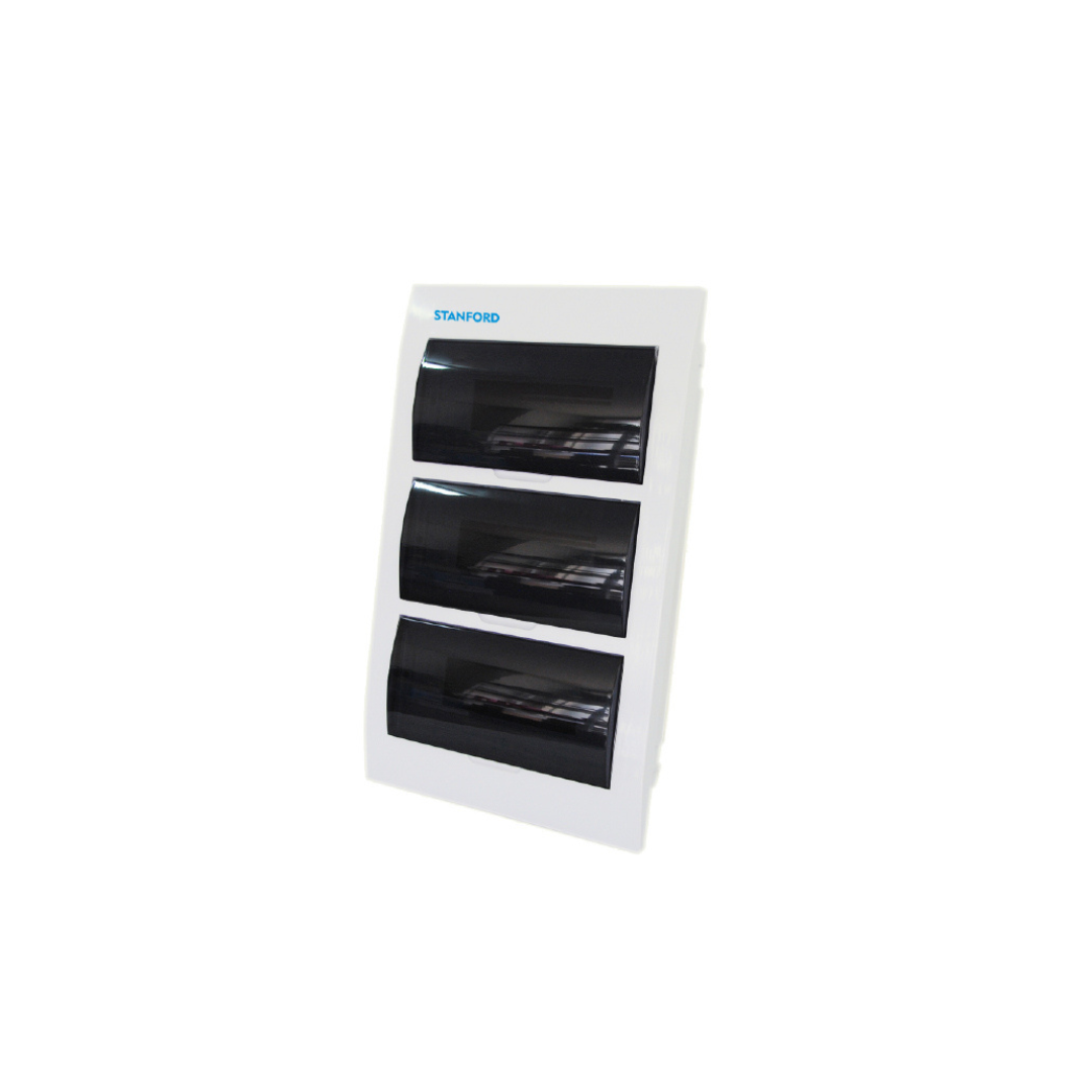 Tablero embutido PVC 36 polos tapa humo