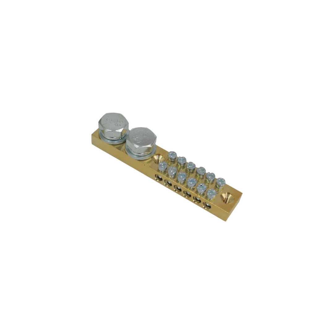 Barra terminal doble vía 2X6P