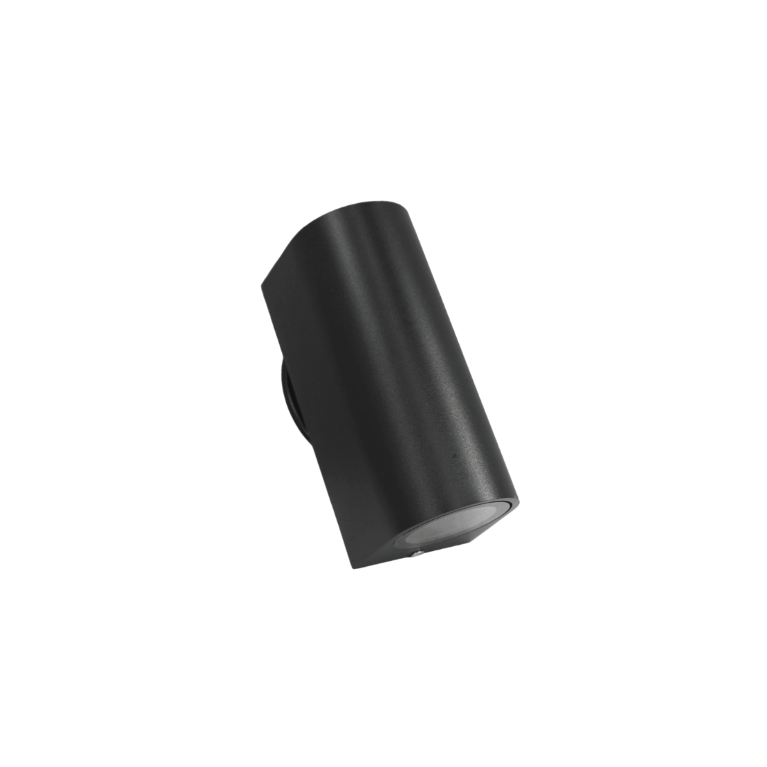 Aplique negro bifocal porta GU10
