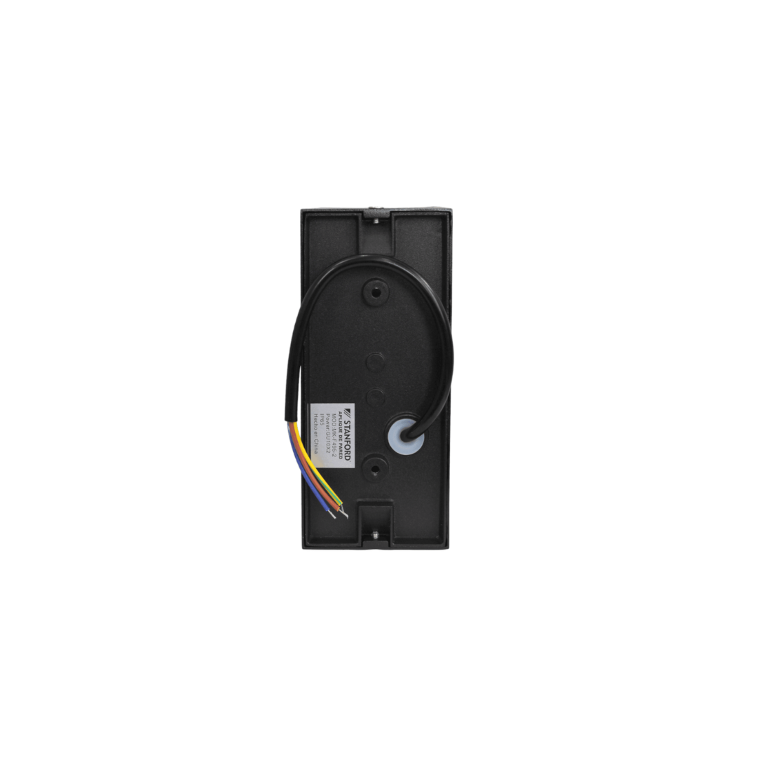 Aplique negro bifocal porta GU10