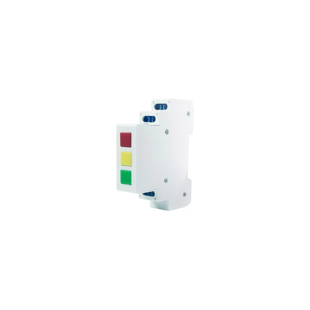 Luz piloto riel din (R-S-T)