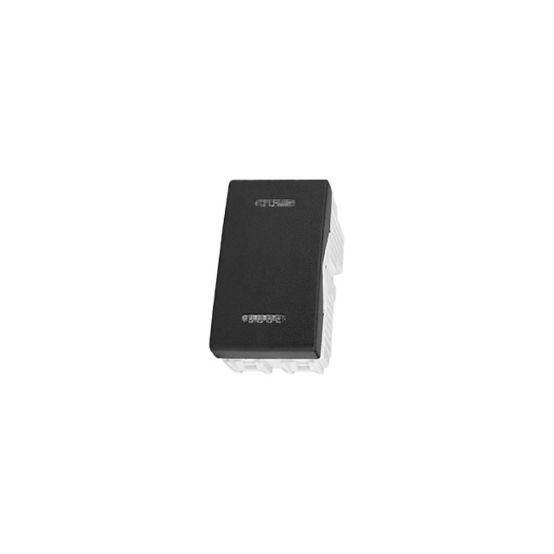 Módulo Interruptor conmutador 9/24 10A negro