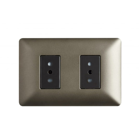 Enchufe doble café 10A certificado