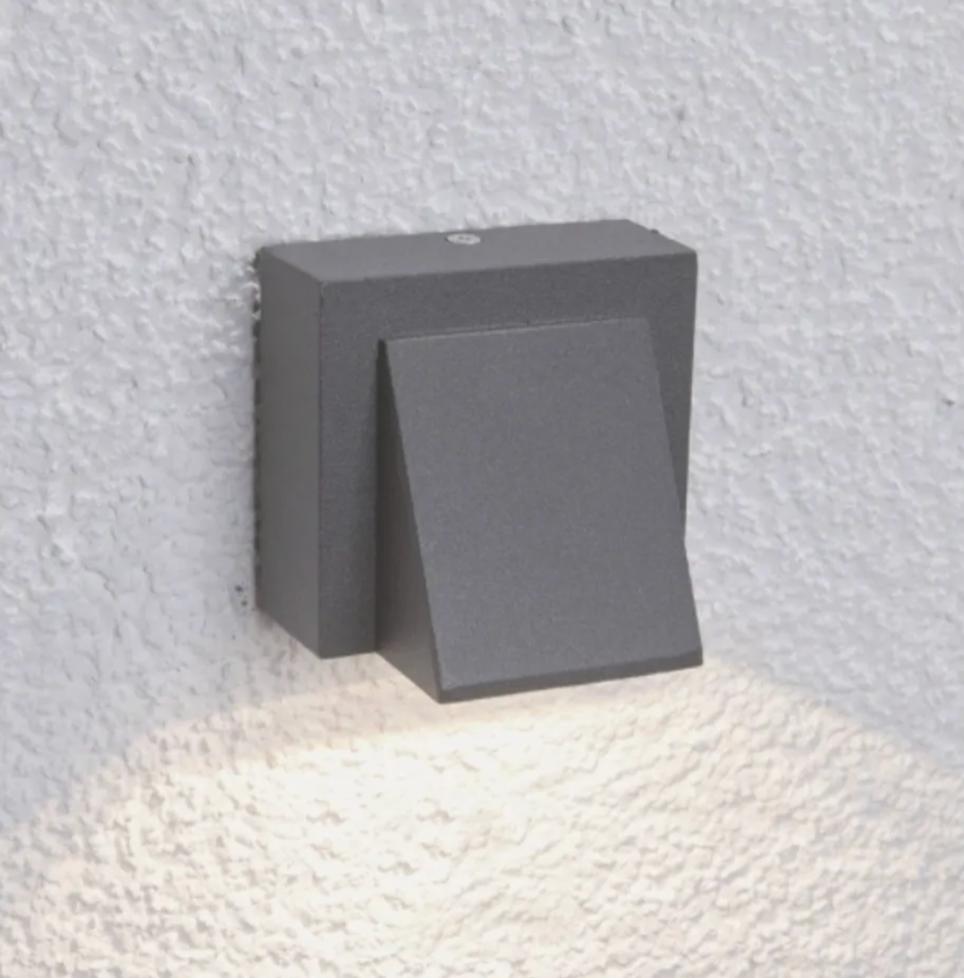 Aplique led gris monofocal