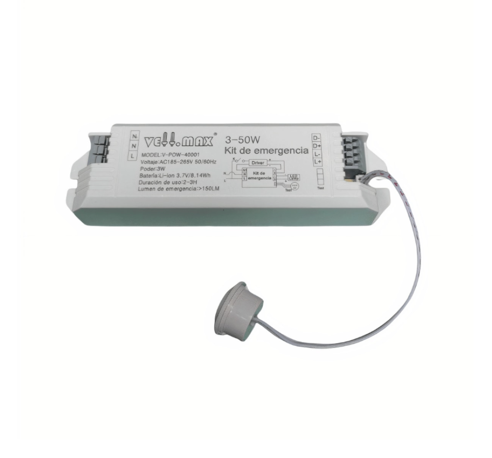 Kit de emergencia para paneles led de 3 a 50w