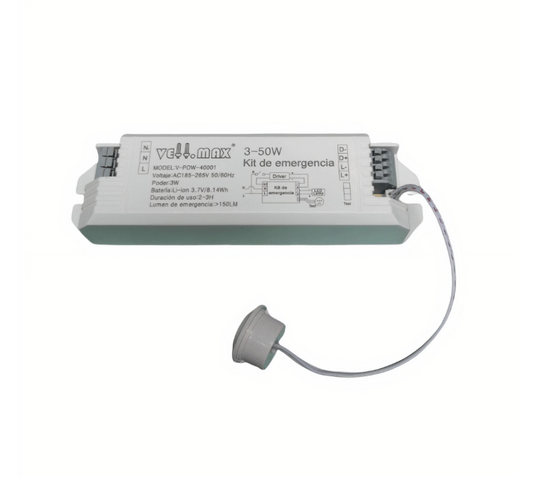 Kit de emergencia para paneles led de 3 a 50w