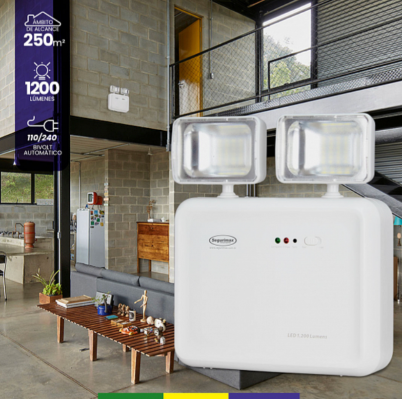 Lámpara de emergencia 9,6w certificada