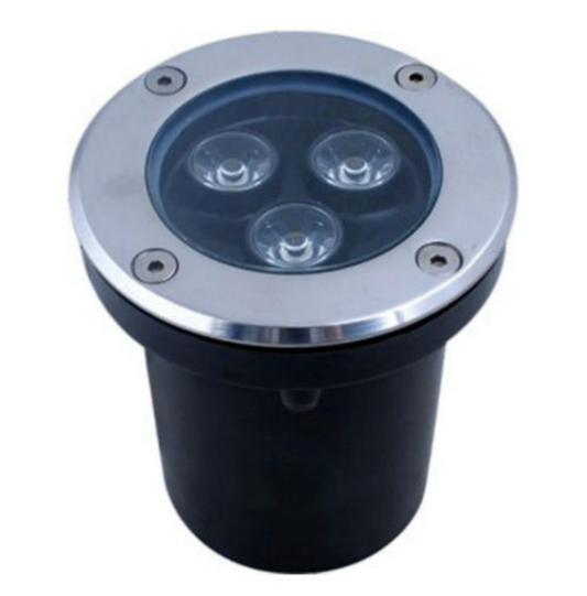 Foco de piso 3w luz cálida