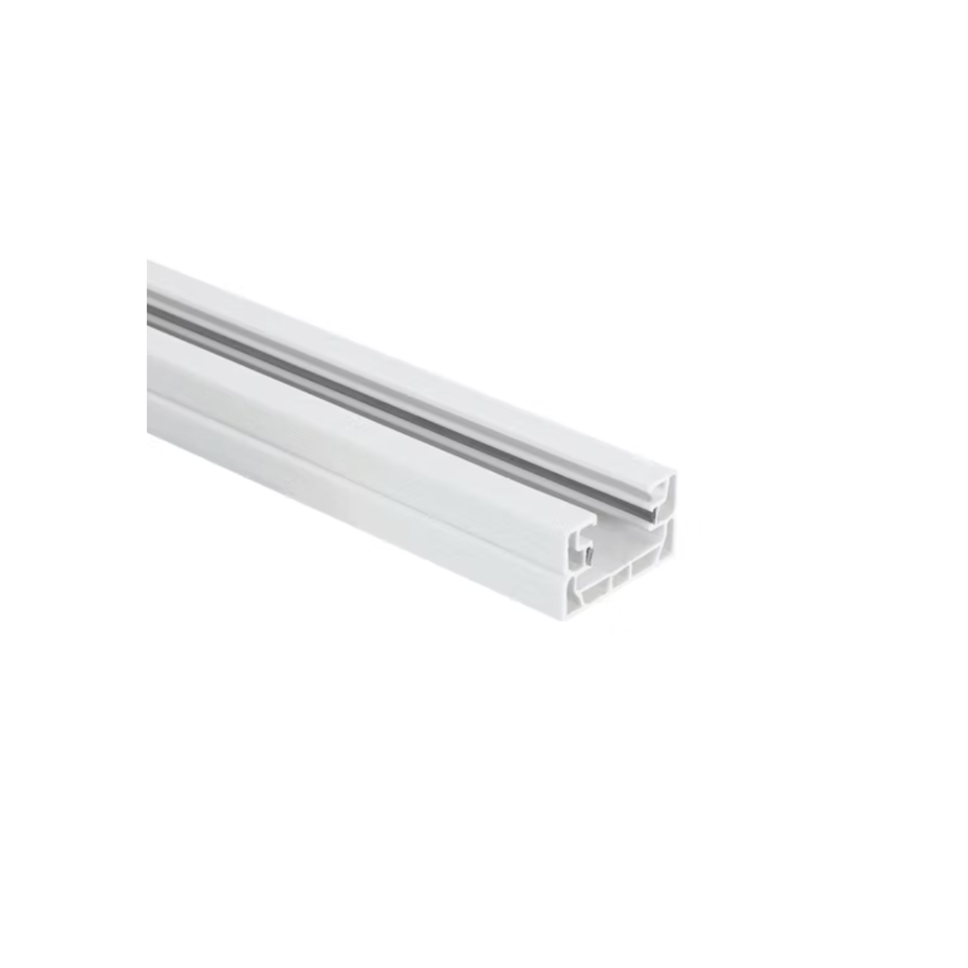 Riel energizado monofásico 2 metros blanco