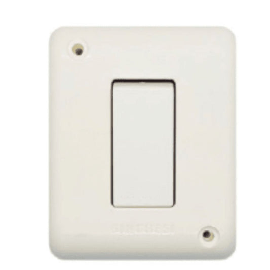 Casquete interruptor simple 9/12 10A certificado