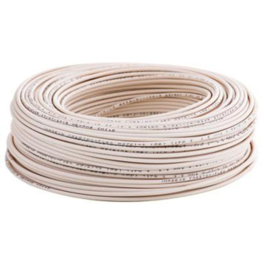 Cable L/ halógenos 2.5MM H07Z1-K blanco sec 100Mts