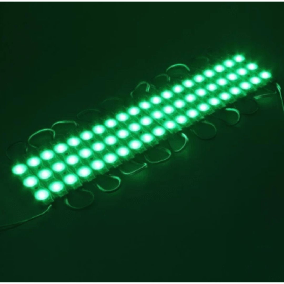 Módulo led 2835 1.2W 12V 20 piezas luz verde