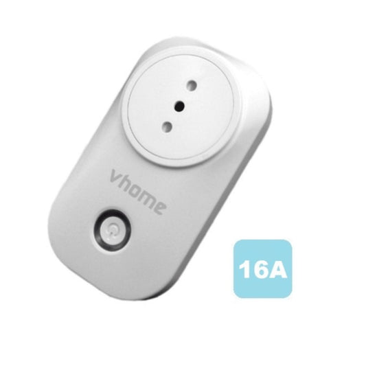 Enchufe y medidor de consumo wifi inteligente 16A  compatible con Google Home y Alexa